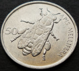 Cumpara ieftin Moneda 50 STOTINOV - SLOVENIA, anul 1993 * cod 2876 = A.UNC, Europa, Aluminiu