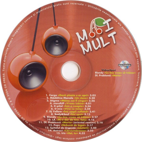 Mai Mult, CD, fara coperta