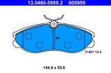 ATE 13.0460-5959.2 set placute frana,frana disc