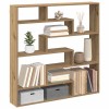 VidaXL Raft cubic de perete cu 7 compartimente stejar artizanal lemn 860030