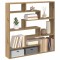 vidaXL Raft cubic de perete cu 7 compartimente stejar artizanal lemn 860030