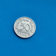 50 Pfennig 1922 lit. G -Germania-AUNC