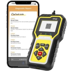 Tester diagnoza auto Techstar TP02, sistem intreg OBD2 &ndash; Diagnoza completa masini, Resetare ulei, Citire/Stergere DTC, Informatii Live Data