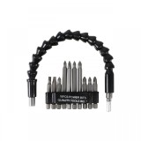 Set biti cu prelungitor flexibil, 11 piese, BGS