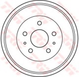 Tambur frana FORD FOCUS II (DA) (2004 - 2012) TRW DB4392