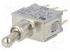 Intrerupator basculant, 2 pozitii, mod comutare ON-ON, DPDT, Nidec Copal Electronics - ATE2D-2M3-10-Z