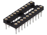 Soclu DIP20 2,54mm THT pentru Circuite Integrate