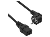 Cablu; H05VV-F; 3x1,5mm2; PVC; 1,8m; negru; 16A; 250V; Fire: Cu