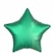 Balon Folie Satin Stea Verde - 45 cm