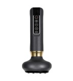 Aparat Masaj Electric cu Ventuze Vacuum Gua Sha Lumina Rosie USB 12 Trepte Gri