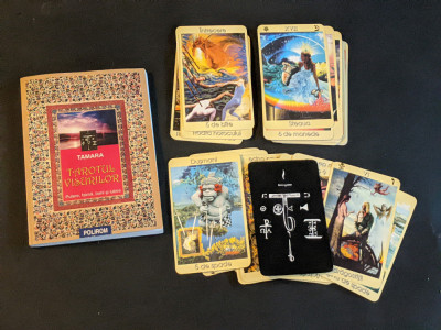 Rar TAROTUL VISURILOR Putere Faima Bani Iubire CARTI de TAROT Ghicit Lb. Romana foto