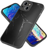 Husa de protectie pentru iPhone 14 Plus Nalia, silicon/sticla, negru, 6,7 inchi