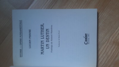 Lucien Febvre - Martin Luther , un destin ( 2001 ) foto