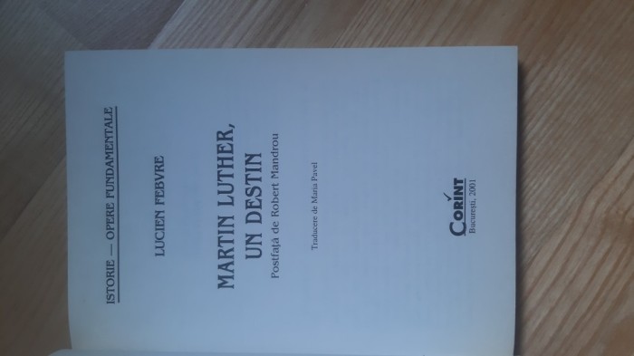 Lucien Febvre - Martin Luther , un destin ( 2001 )