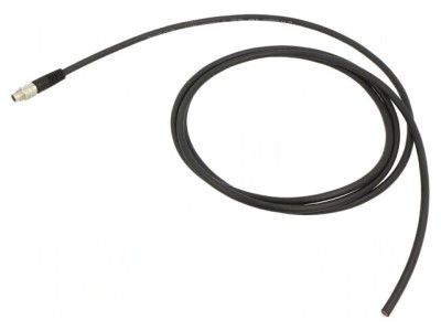 Conector M9 mufă tată 125V IP67 8 pini drept 25-70&amp;deg;C cabluri foto