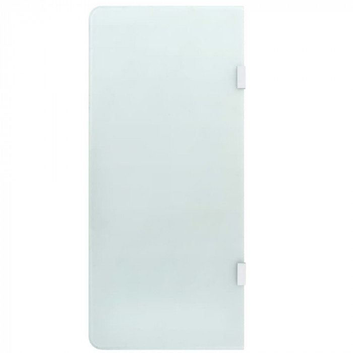 Gossi paravan intimitate pisoar de perete 90x40 cm sticla securizata
