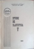Studii de Slavistica V - Mihai Lozba, Livia Cotorcea, 1991, Editura Universitatii Al.I. Cuza Iasi, Romana, 238 Pagini, Necartonata