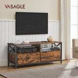 Cumpara ieftin Comoda TV, Vasagle, Antic, 120x40x50 cm