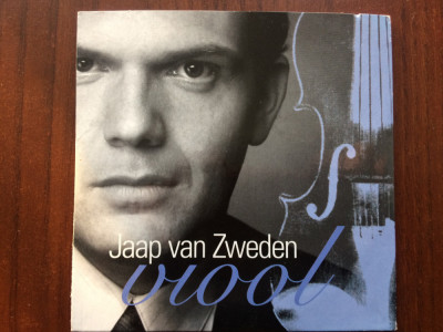 Jaap van Zweden Viool cd disc muzica clasica vioara vivaldi bach mtc holland NM foto