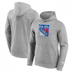 New York Rangers hanorac de bărbați cu glugă Primary Logo Graphic Hoodie Sport Gray Heather - XL