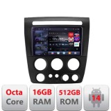 Navigatie Hummer H3 2005-2011 8 core QLED 2K 16+512 360 Android Waze USB Navigatie Internet Youtube Radio Edotec CarStore Technology