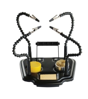 Suport de lipit 4 brate flexibile cu cleme de crocodil cauciucate ZD-11M-1 foto