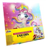Kit pictura cu diamante Unicorn , Set complet Diamond Painting pentru copii si adulti