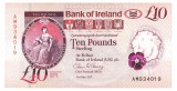 Irlanda de Nord 10 Pounds 2017 P-91 Polimer Seria AM934019 Rara