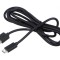 Cablu USB 2.0 A la C 1,5m 60W 3A negru PVC