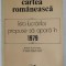 EDITURA CARTEA ROMANEASCA , LISTA LUCRARILOR PROPUSE SA APARA IN 1979