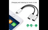 Spliter audio iPhone mufa lightning iPhone 7 8 Plus X XR XS Charging + Audio