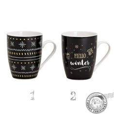Cana portelan model Craciun 300 ml foto