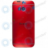 Capac baterie roșu pentru HTC One M8