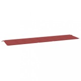 Cumpara ieftin Perna de banca de gradina, rosu, 200x50x4 cm, textil Oxford