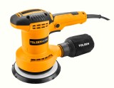 Slefuitor orbital Tolsen FX Force Xpress, 450W, 150mm, 4000-10000 RPM, cu aspirare praf, 3 discuri abrazive