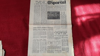 Ziar Sportul 26 10 1978 foto
