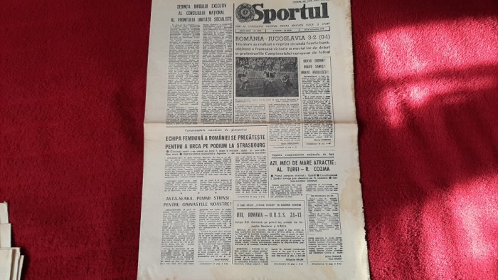Ziar Sportul 26 10 1978