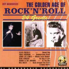 CD Various ‎– The Golden Age Of Rock 'N' Roll 24 Greats Nou (SIGILAT) (M)
