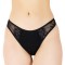 Chilot tanga dantelă C1412 - XL - Negru