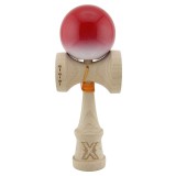 Jucarie de indemanare din lemn, Kendama X, Flippy Big Cups V2, Super Sticky, Gradient Rosu, Alb