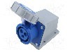 Conector alimentare AC, IEC 60309, IP67, 16A, 0,23kV, 3 pini, TAIZHOU BAOLUDA ELECTRIC - QX-1192