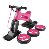 Cumpara ieftin Bicicleta fara pedale Funny Wheels Rider Supersport Yetti 3 in 1 Pink