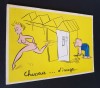 NUD LA PLAJĂ - Carte poștală vintage umoristică franțuzească, Franta, Necirculata, Printata