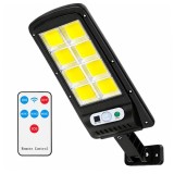 Lampă Solară Stradală LED DEPOX&reg;, Senzor de Mișcare, Telecomandă, IP65, Iluminare Exterior