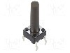 Microintrerupator 6x6x3.5mm, (ON)-OFF, SPST, ALPS - SKHHDJA010