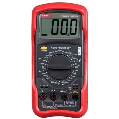 multimetru digital, UNI-T, UT53, 200mV-1kV, 2mA-20A foto