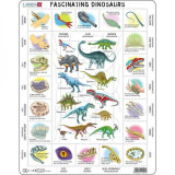 Puzzle 35 piese - Maxi - Fascinating Dinosaurs | Larsen