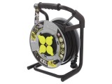 Prelungitor alimentare KEL 3x2,5mm2 4 prize 40m 16A negru