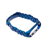 Curea otel inoxidabil pentru bratara fitness Xiaomi Mi Band 3 / 4-Culoare Albastru