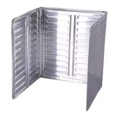 Placa de Protectie pentru Aragaz, Cyrax, din Aluminiu, Placa de Protectie Anti Stropi, Pliabila, Usor de Curatat, 32.5 x 84 cm, Gri